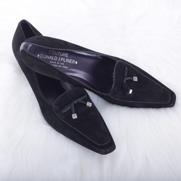 Donald JPliner Black Heels - Picture 8 of 9